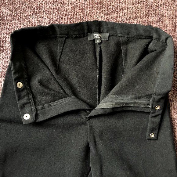 Philippe Adec Black Pant, Size 6 - Picture 4 of 14